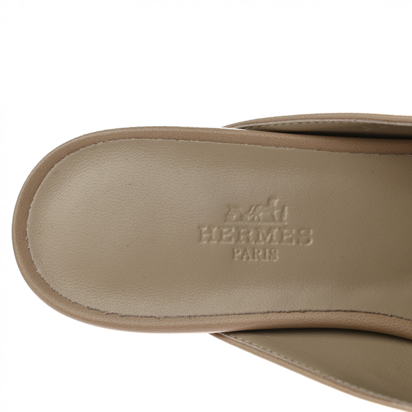 Calfskin Oz Mules 37 Blanc Gomme