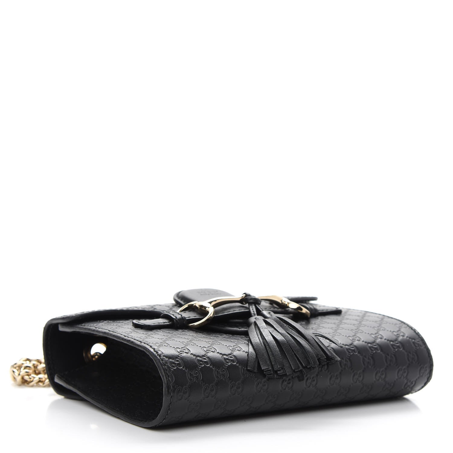 Gucci Microguccissima Mini Emily Shoulder Bag Black 4 of 11