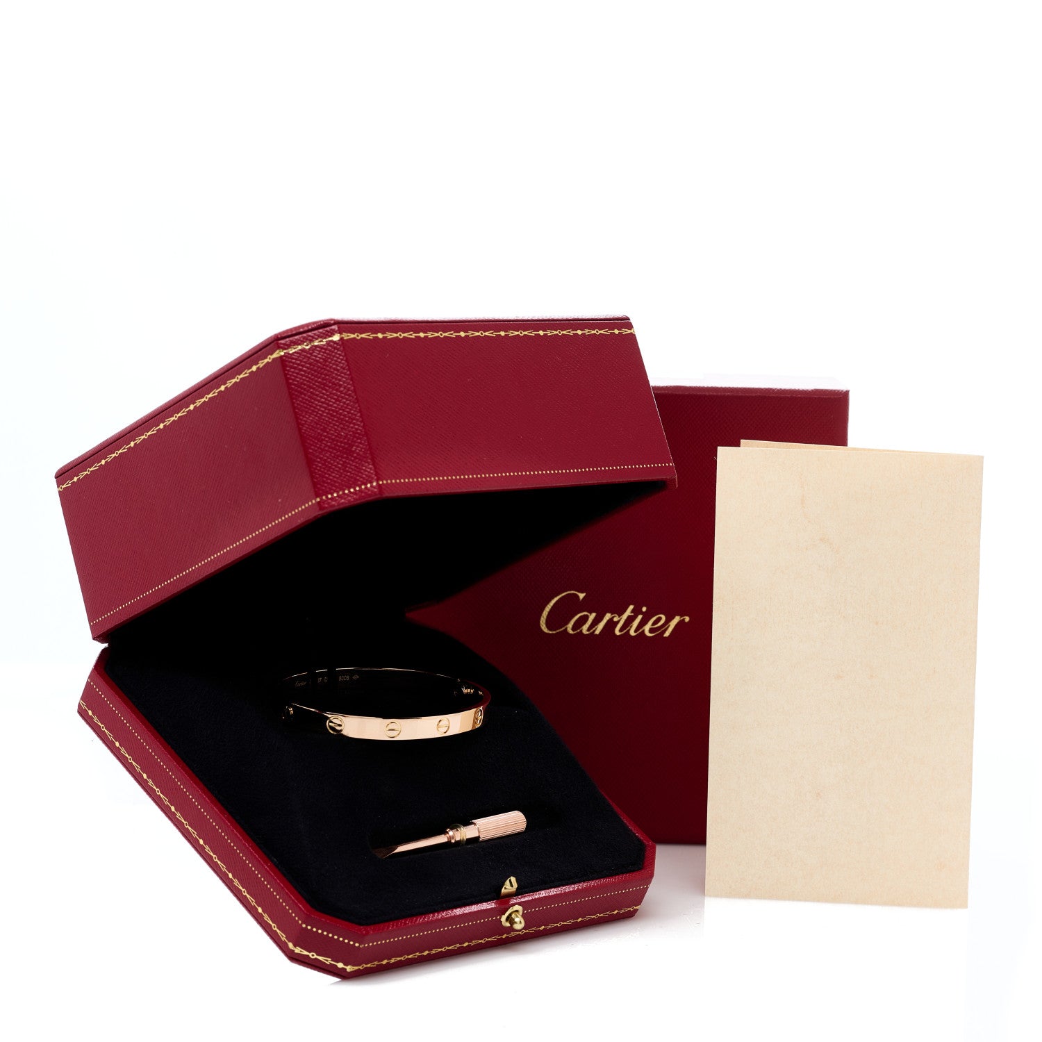 Cartier 18K Pink Gold LOVE Bracelet 17 4 of 4