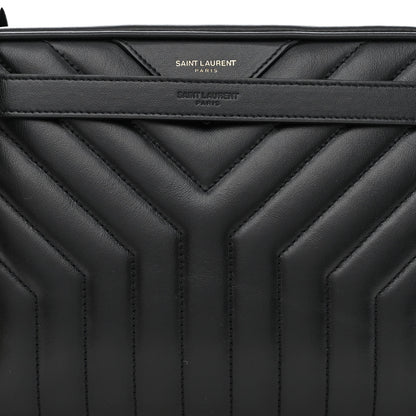 Saint Laurent Calfskin Matelasse Joan Camera Bag Black 8 of 10