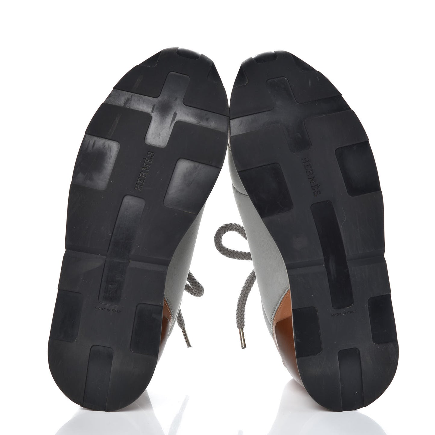 Suede Nylon Sneakers 37 Grey