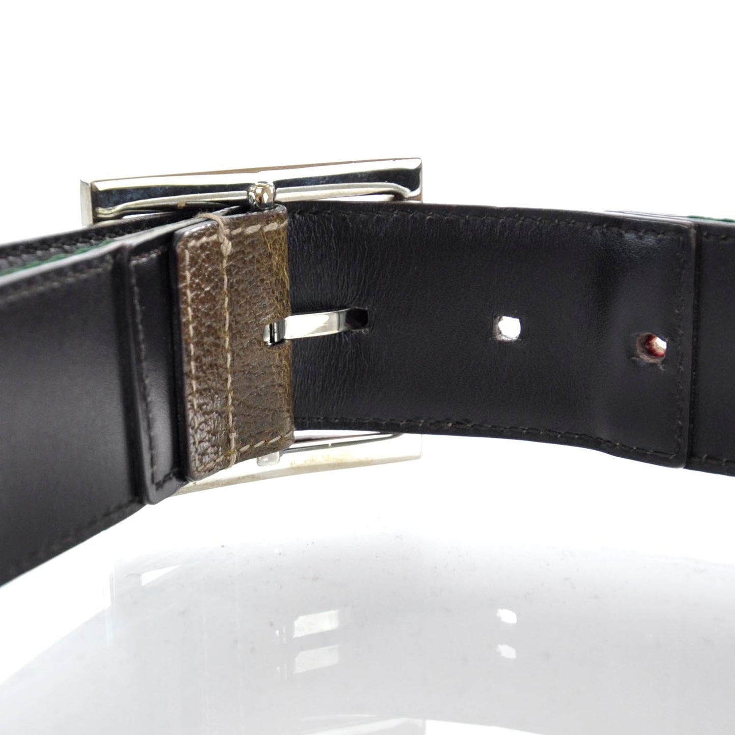 Leather Web Belt 85 34