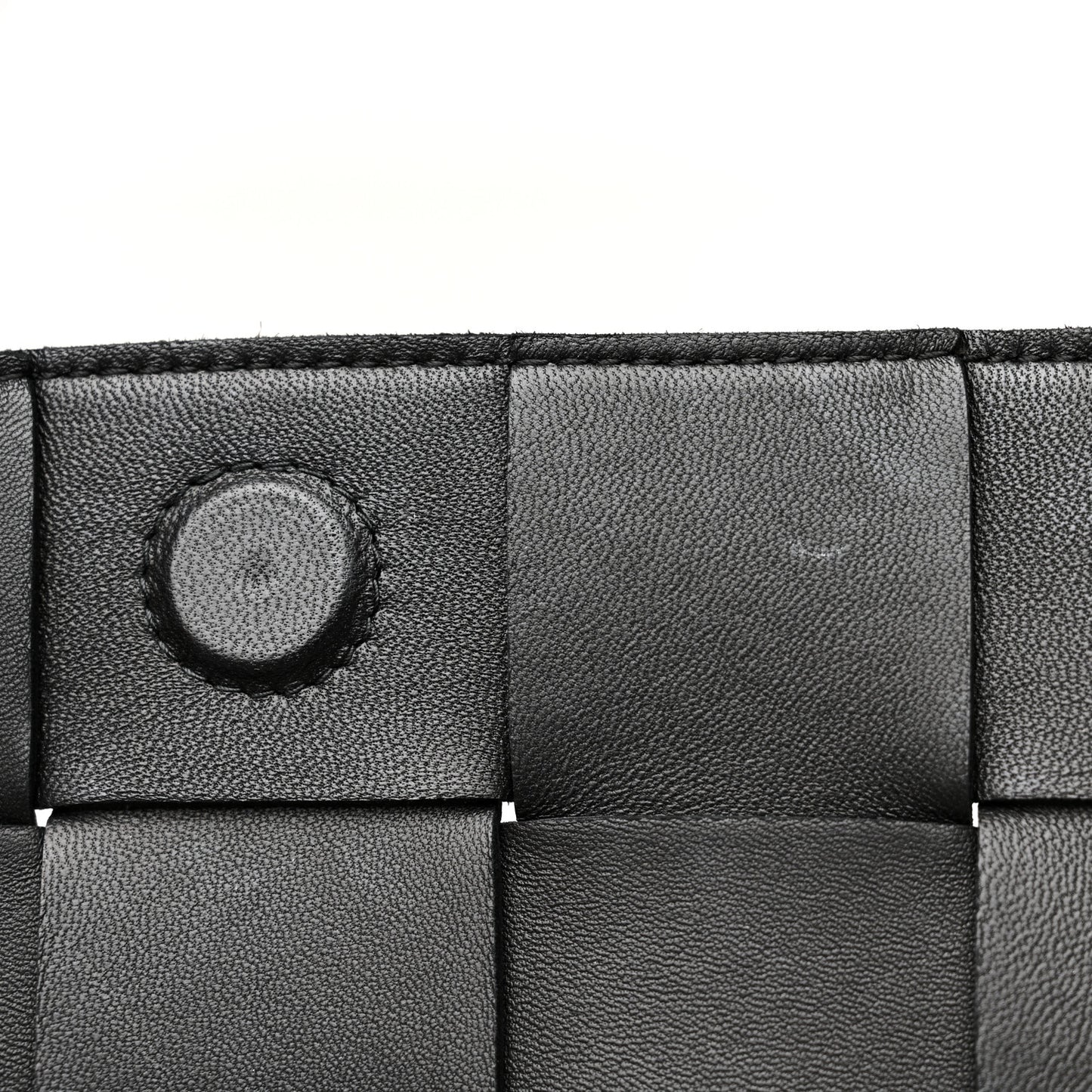 Lambskin Maxi Intrecciato Cassette Crossbody Bag Black