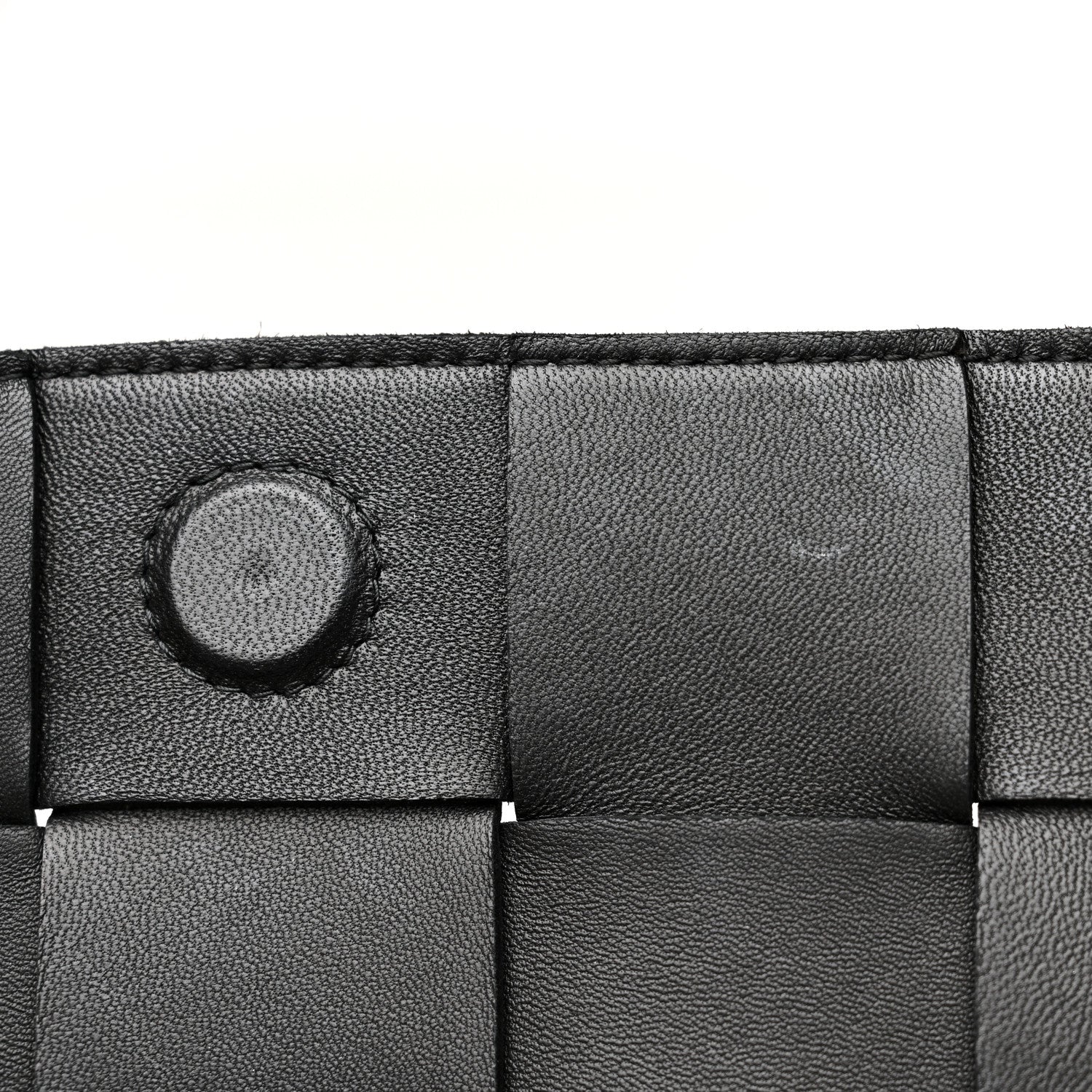 Bottega Veneta Lambskin Maxi Intrecciato Cassette Crossbody Bag Black 10 of 11