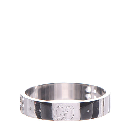 Gucci 18K White Gold Icon Clover Ring 51.9 6 3 of 4