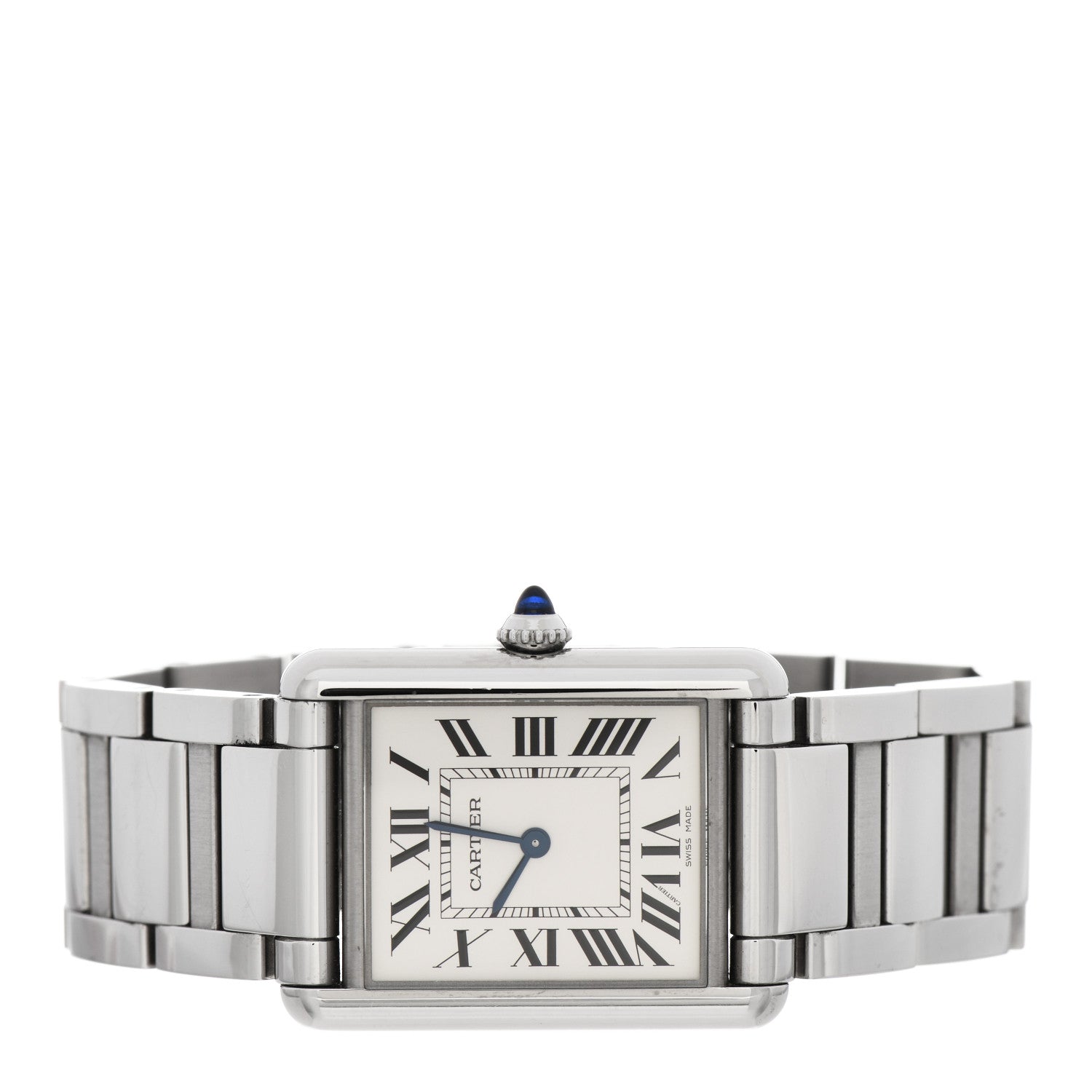Cartier Stainless Steel 25mm Must de Cartier Tank Quartz Watch 2 of 6