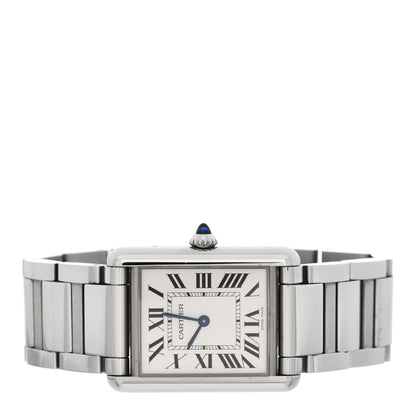 Cartier Stainless Steel 25mm Must de Cartier Tank Quartz Watch 2 of 6