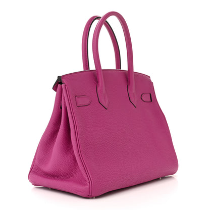 Hermes Togo Birkin 30 Rose Pourpre 3 of 10