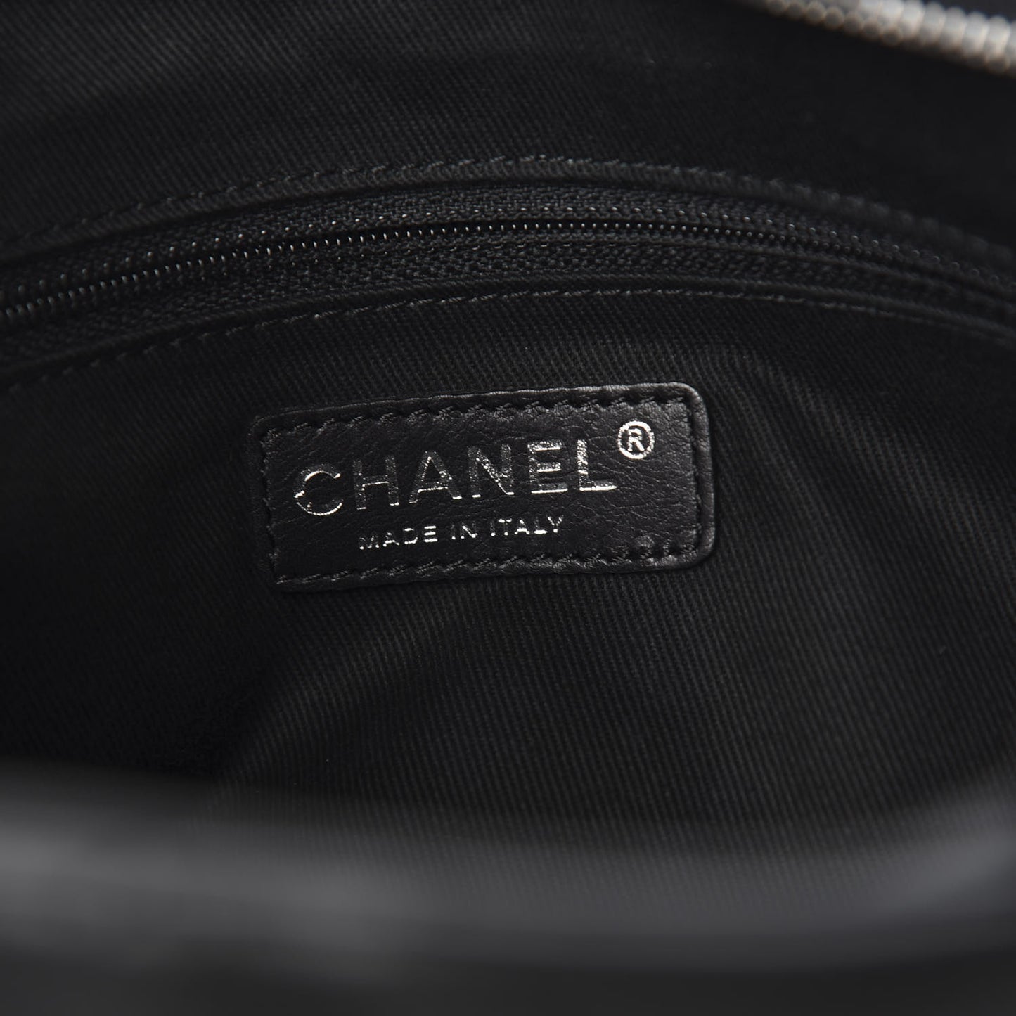 Calfskin Small Diamond Stitch Tote Black