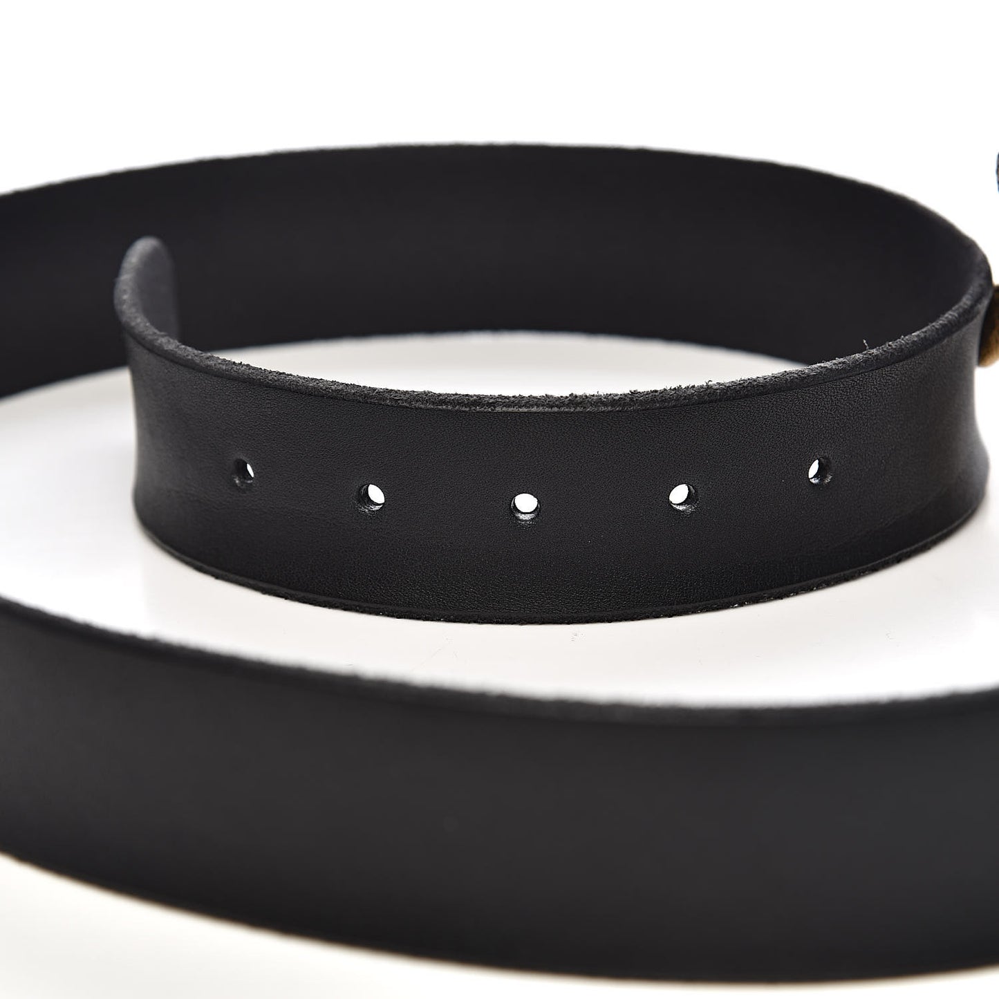 Calfskin Snake Belt 95 38 Black