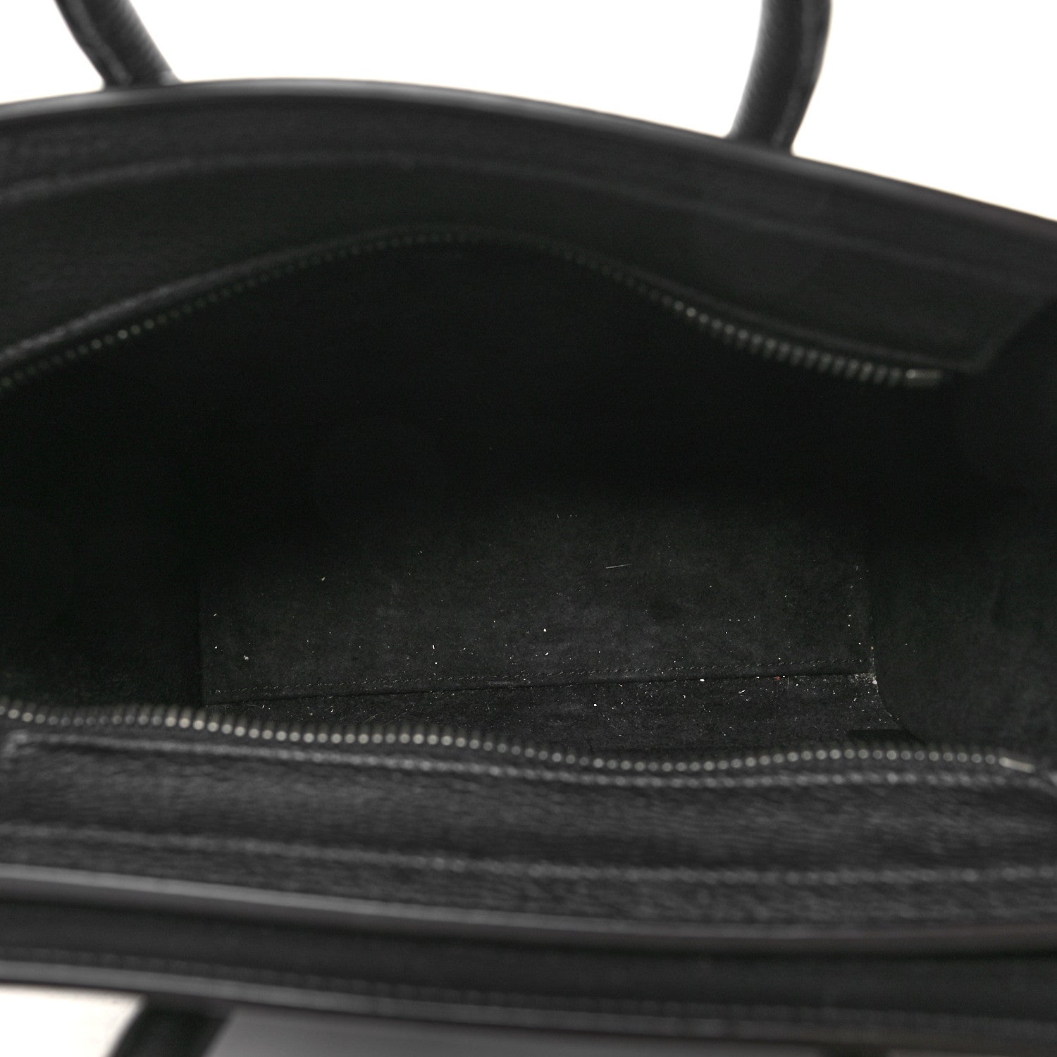 Celine Smooth Calfskin Nano Luggage Black 5 of 10