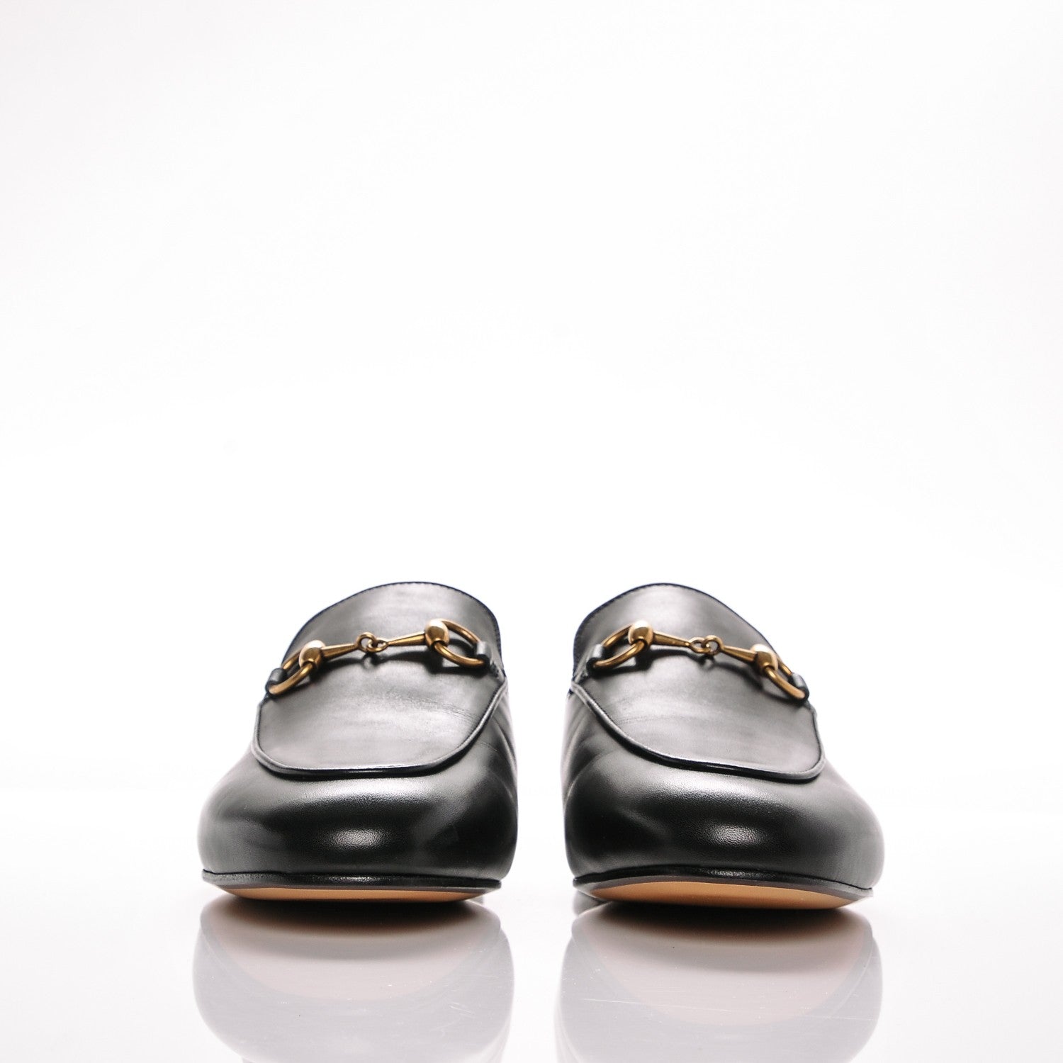 Gucci Calfskin Womens Princetown Slippers 36.5 Black 3 of 8
