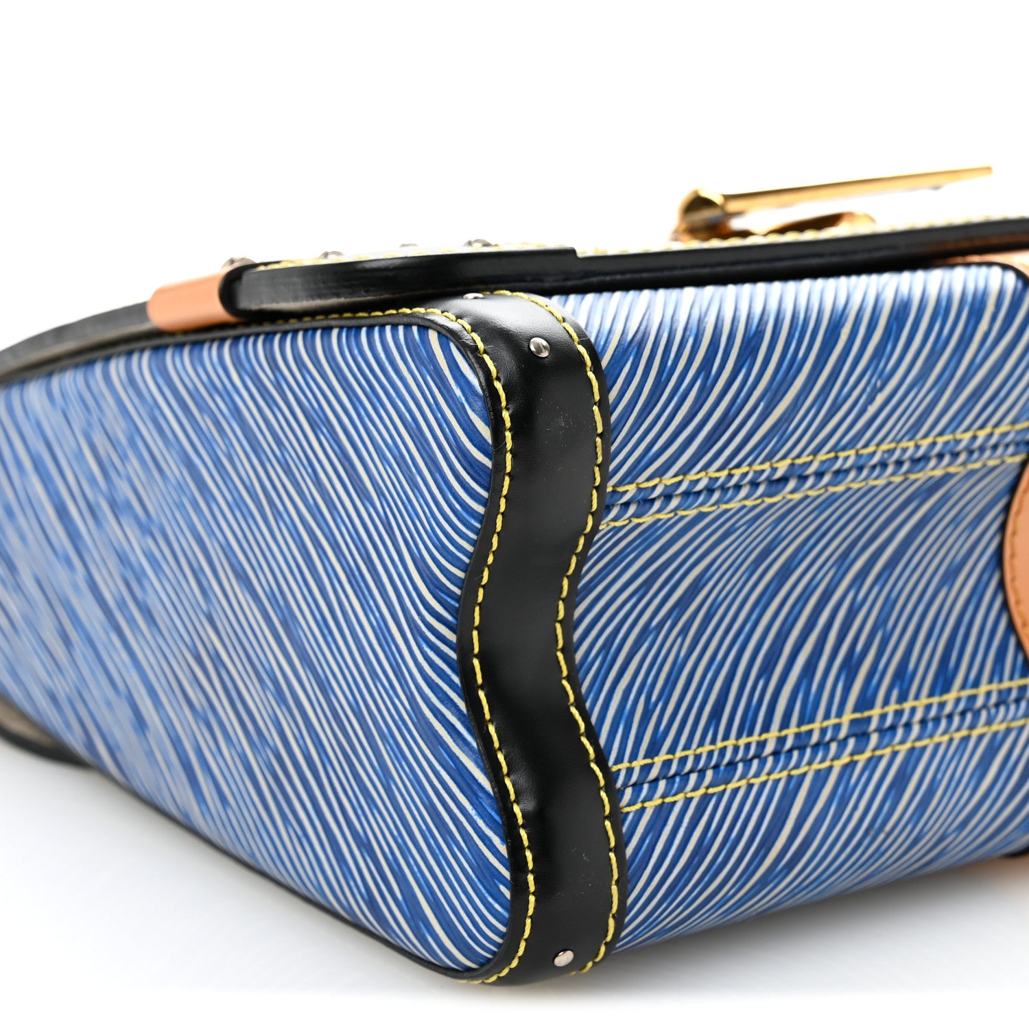 Louis Vuitton Epi Complice Trunks and Bags Twist Shoulder Bag MM Denim Light 9 of 13