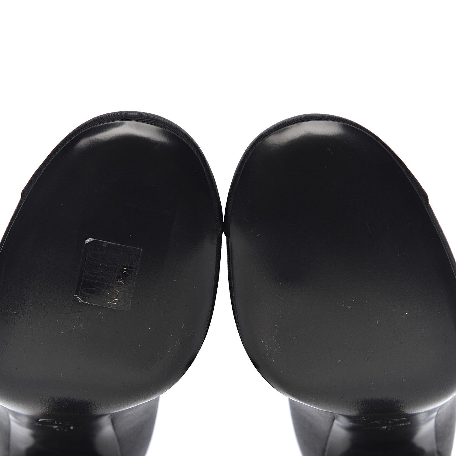 Chanel Lambskin Grosgrain Cap Toe CC Pumps 39 Black 8 of 9