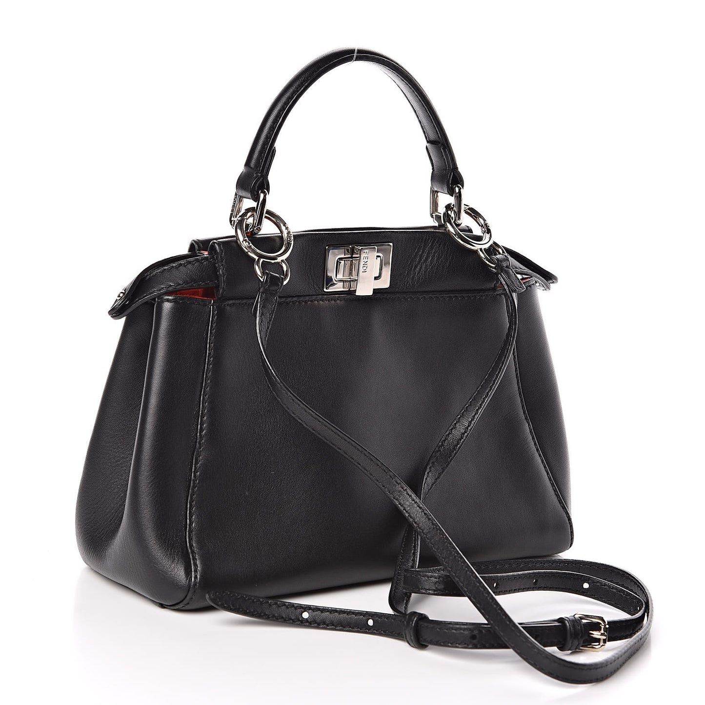 Nappa Karung Monster Eyes Mini Peekaboo Iconic Satchel Black Papavero