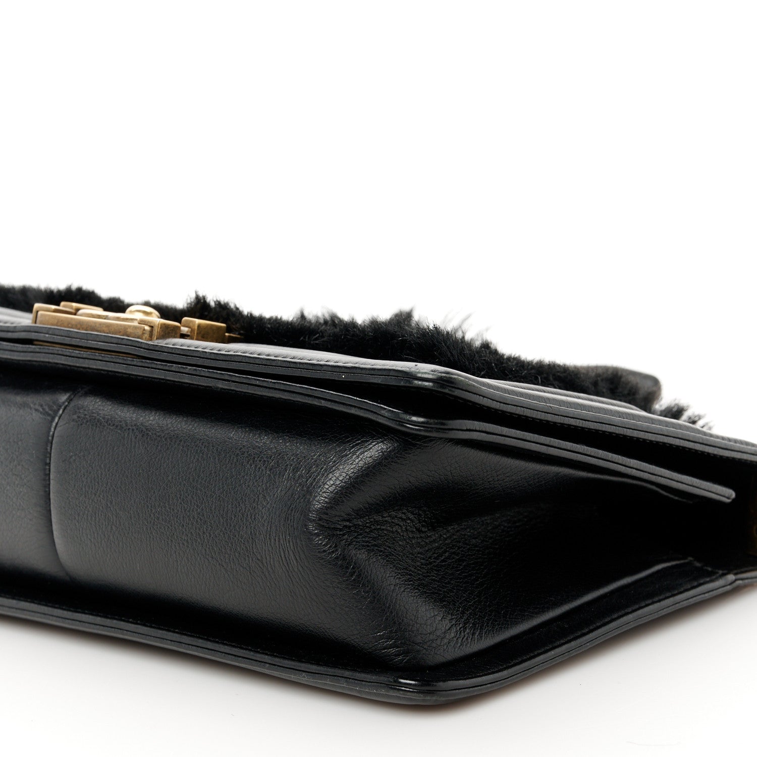 Chanel Goat Hair Medium Celtic Boy Flap Black 10 of 10