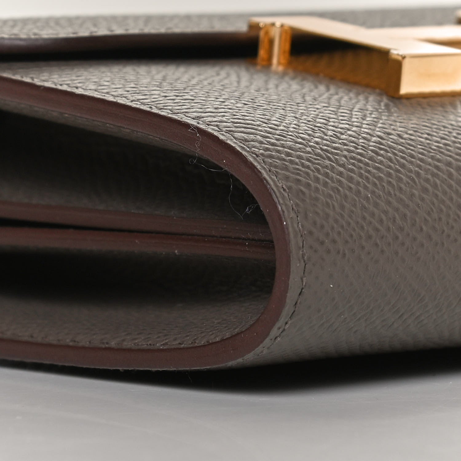 Hermes Epsom Constance Compact Passant Wallet Etain 7 of 10