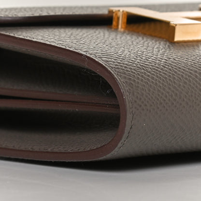 Hermes Epsom Constance Compact Passant Wallet Etain 7 of 10