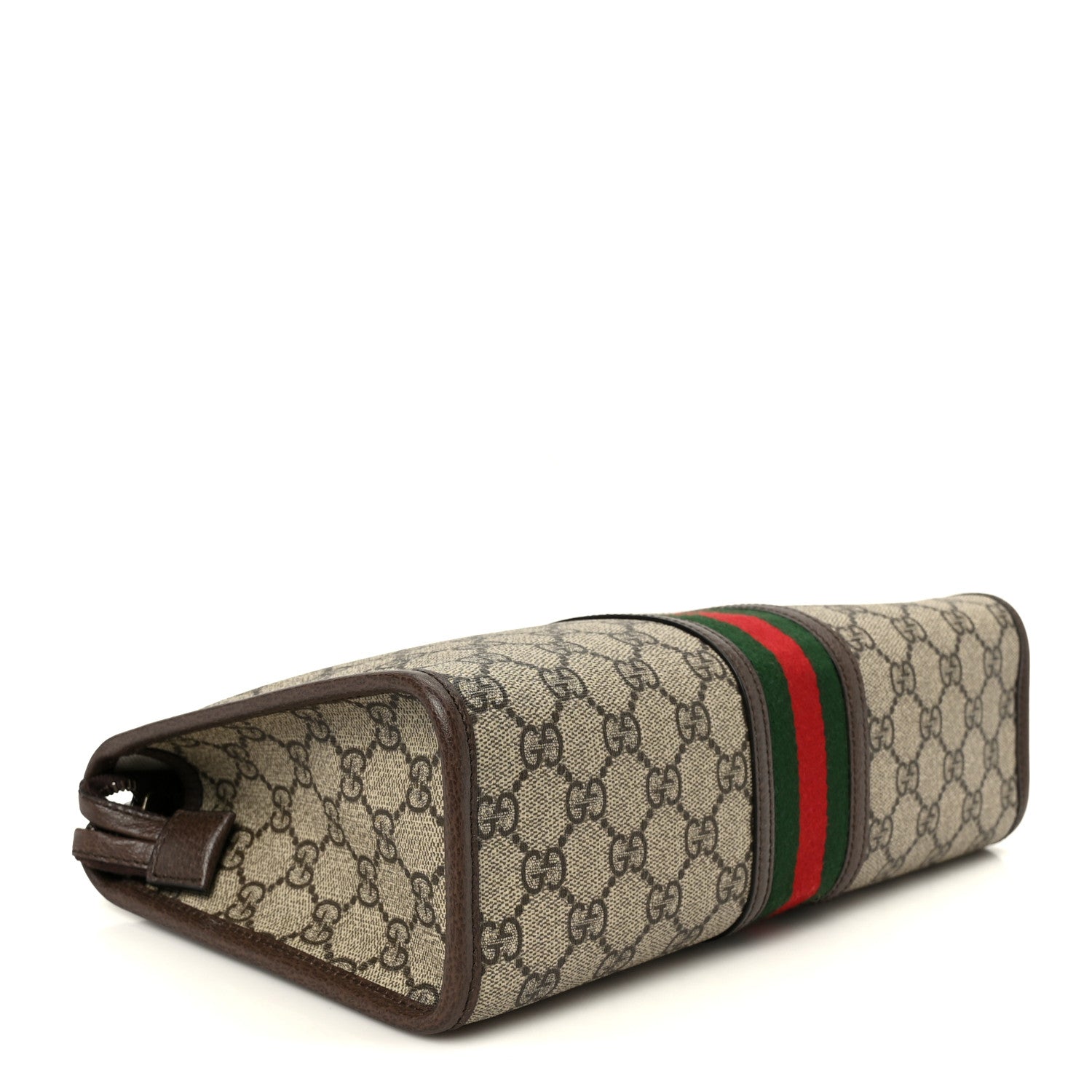 Gucci GG Supreme Monogram Web Ophidia GG Toiletry Case Beige New Acero 4 of 11