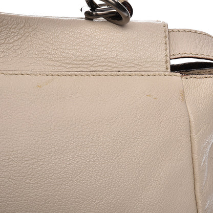 Fendi Goatskin Zucca Large Peekaboo Iconic Satchel Latte Tobacco Moro 12 of 24