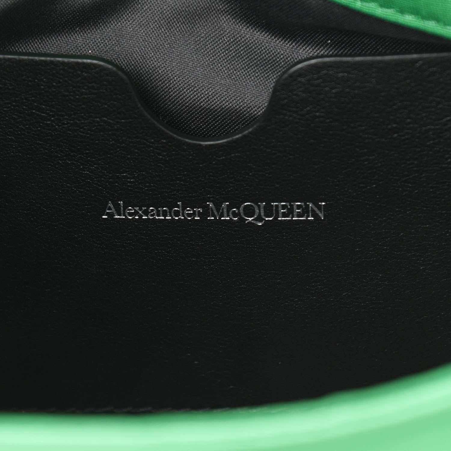 Alexander McQueen Nylon Skull Camera Crossbody Bag Green 6 of 12