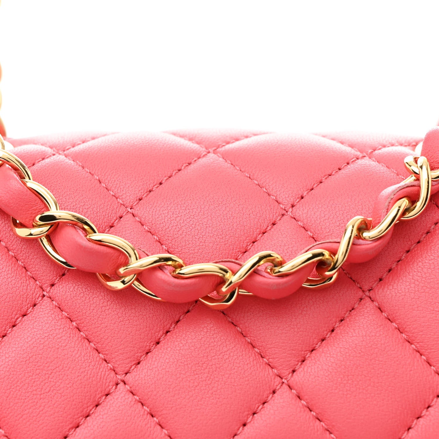 Chanel Lambskin Quilted Small Urban Spirit Backpack Dark Pink 8 of 10
