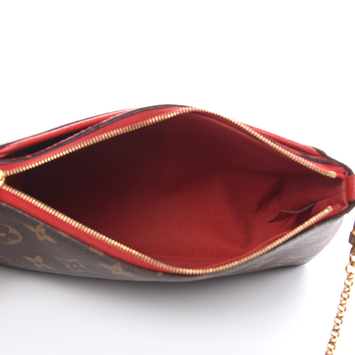 Monogram Pallas Clutch Cherry