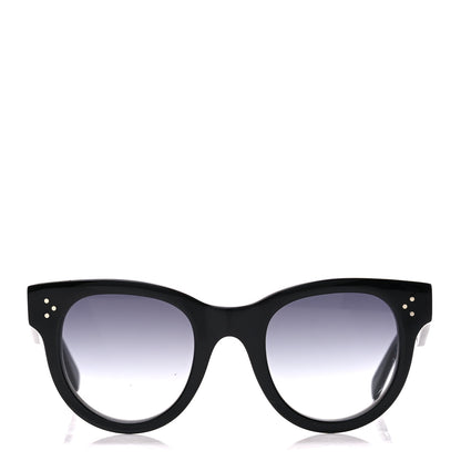 Celine Acetate Studded Mineral Round Sunglasses CL40031N Black 2 of 8