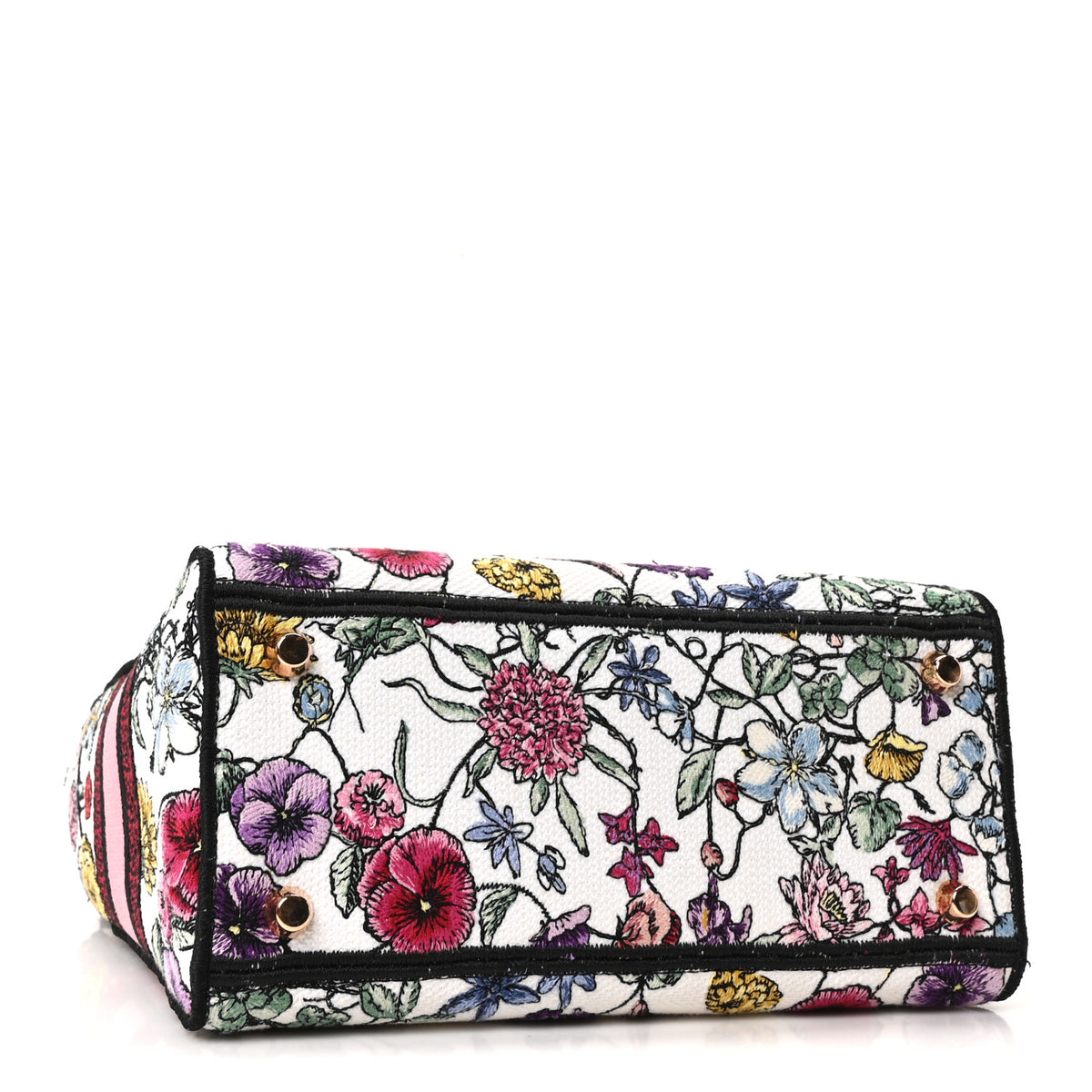 Canvas Florilegio Embroidered Medium Lady D-Lite White Multicolor