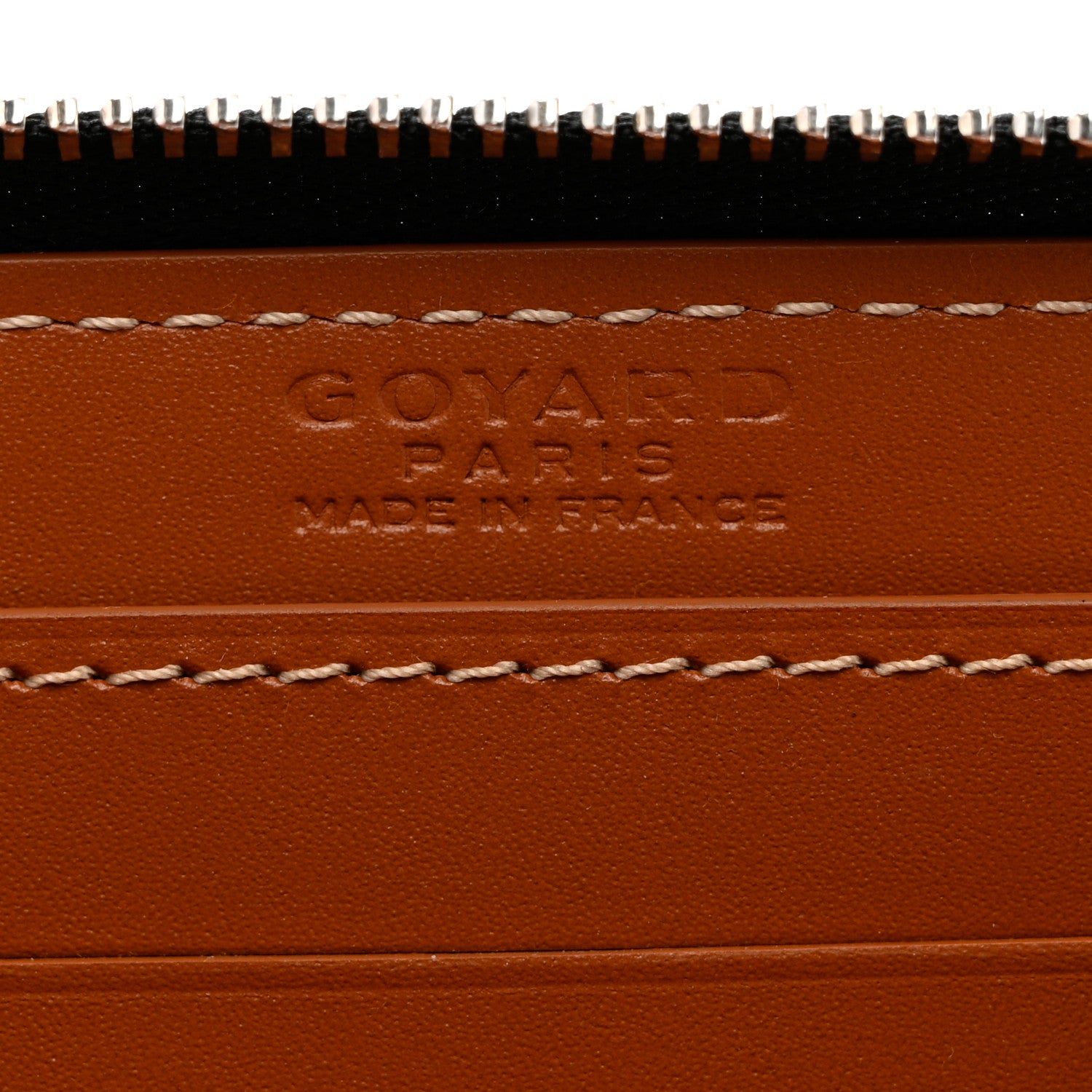 Goyard Goyardine Matignon PM Wallet Black Gold 6 of 7