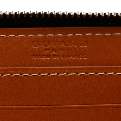 Goyard Goyardine Matignon PM Wallet Black Gold 6 of 7
