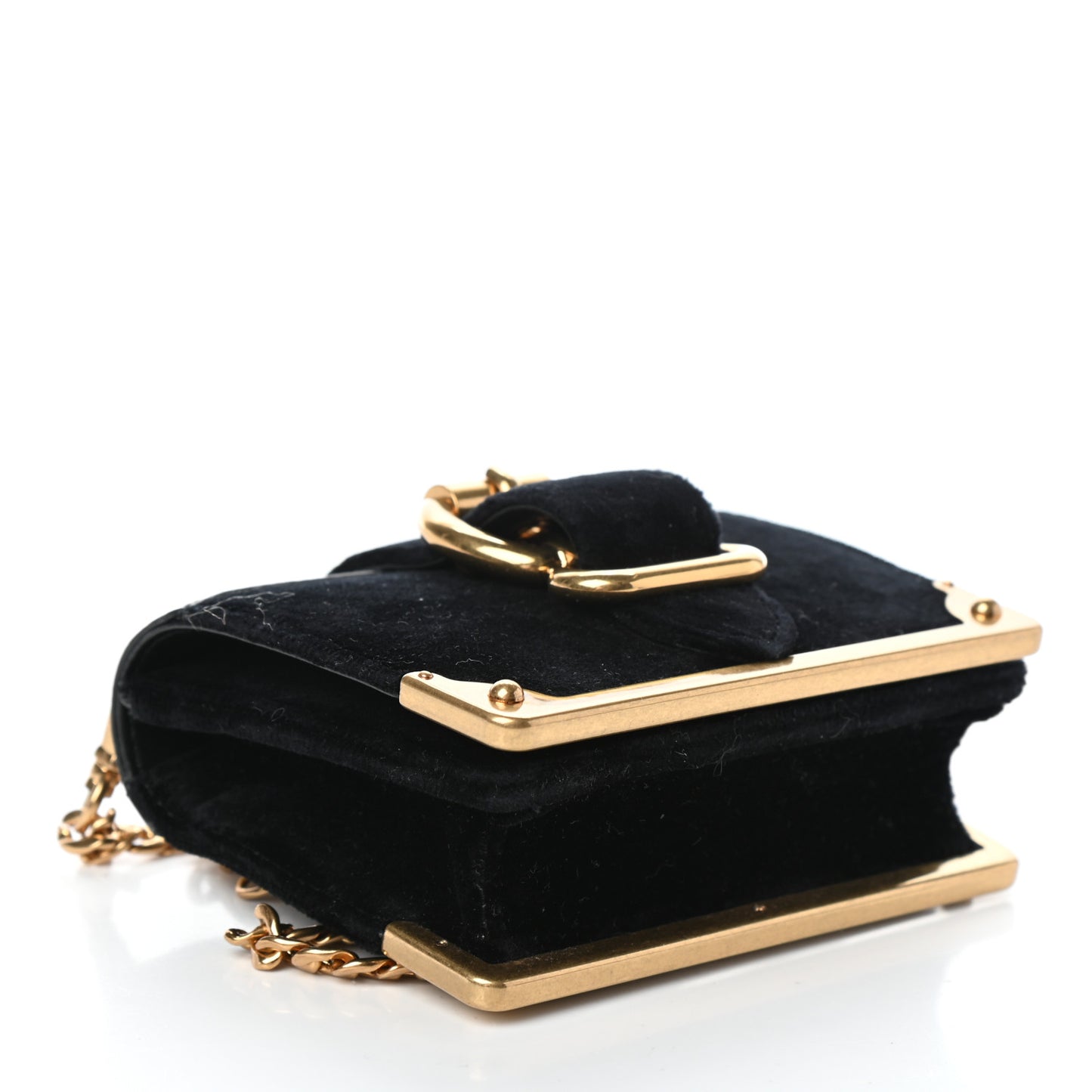 Velluto Micro Cahier Bag Black