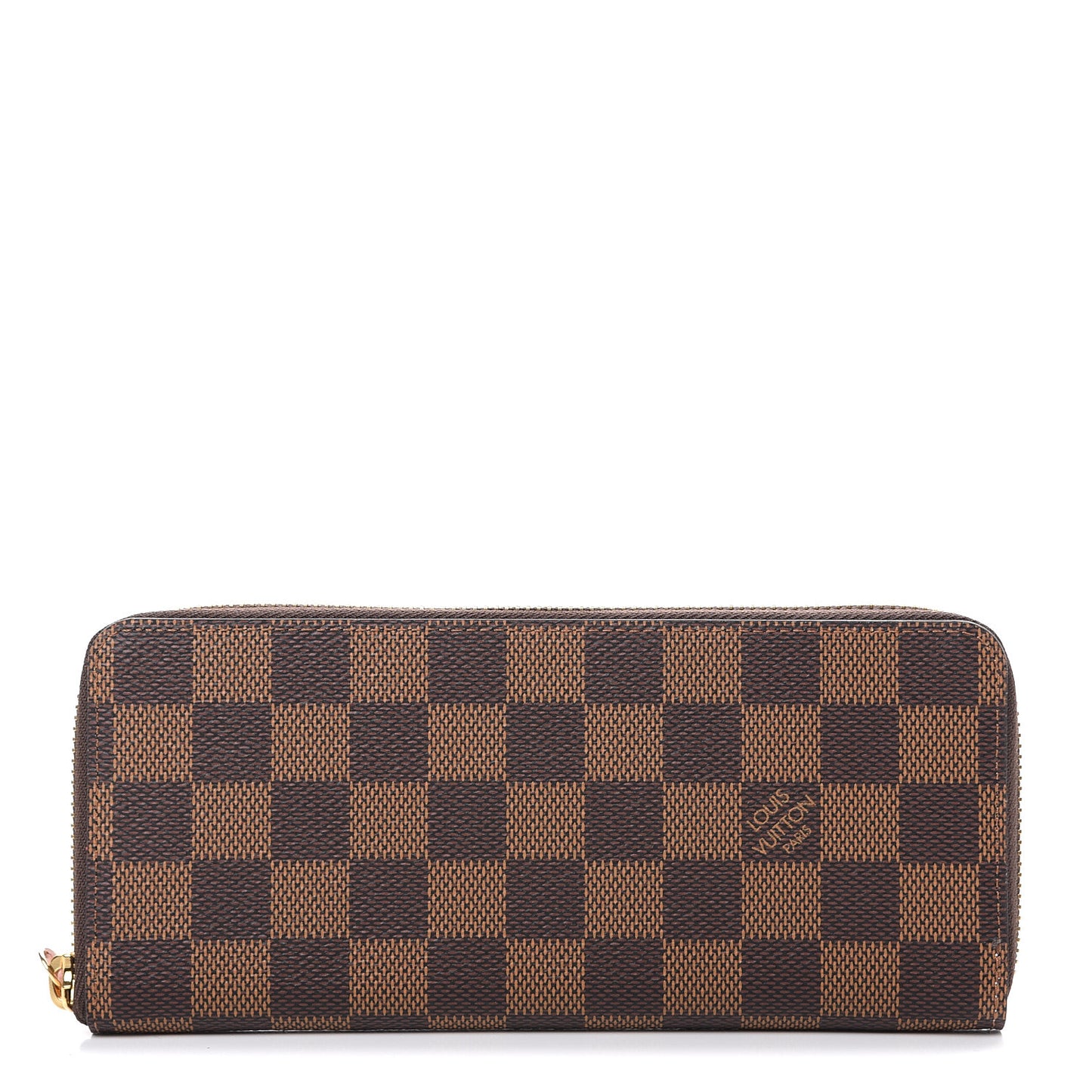 Damier Ebene Clemence Wallet Rose Ballerine