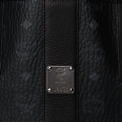 MCM Visetos Medium Liz Reversible Shopper Tote Black 7 of 11