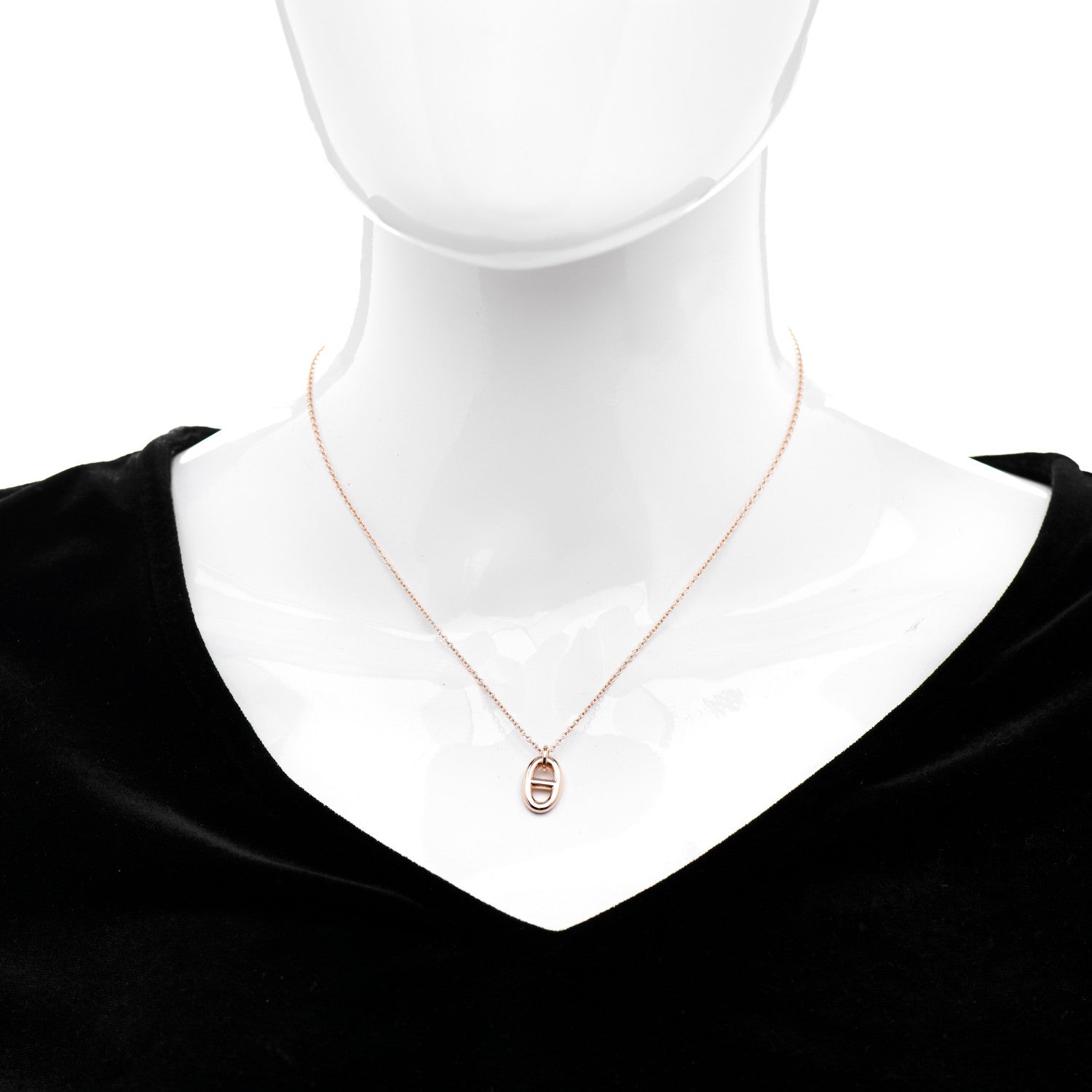 Hermes 18K Rose Gold PM Farandole Pendant Necklace 2 of 6