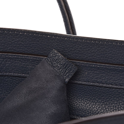 Celine Drummed Calfskin Micro Luggage Orage 7 of 20