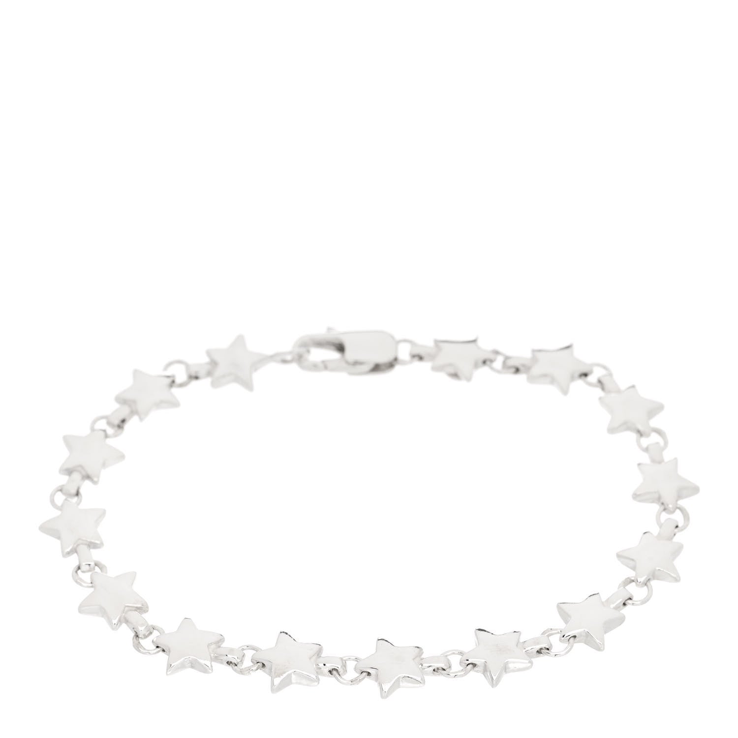 Tiffany Sterling Silver Chain of Stars Bracelet 1 of 4
