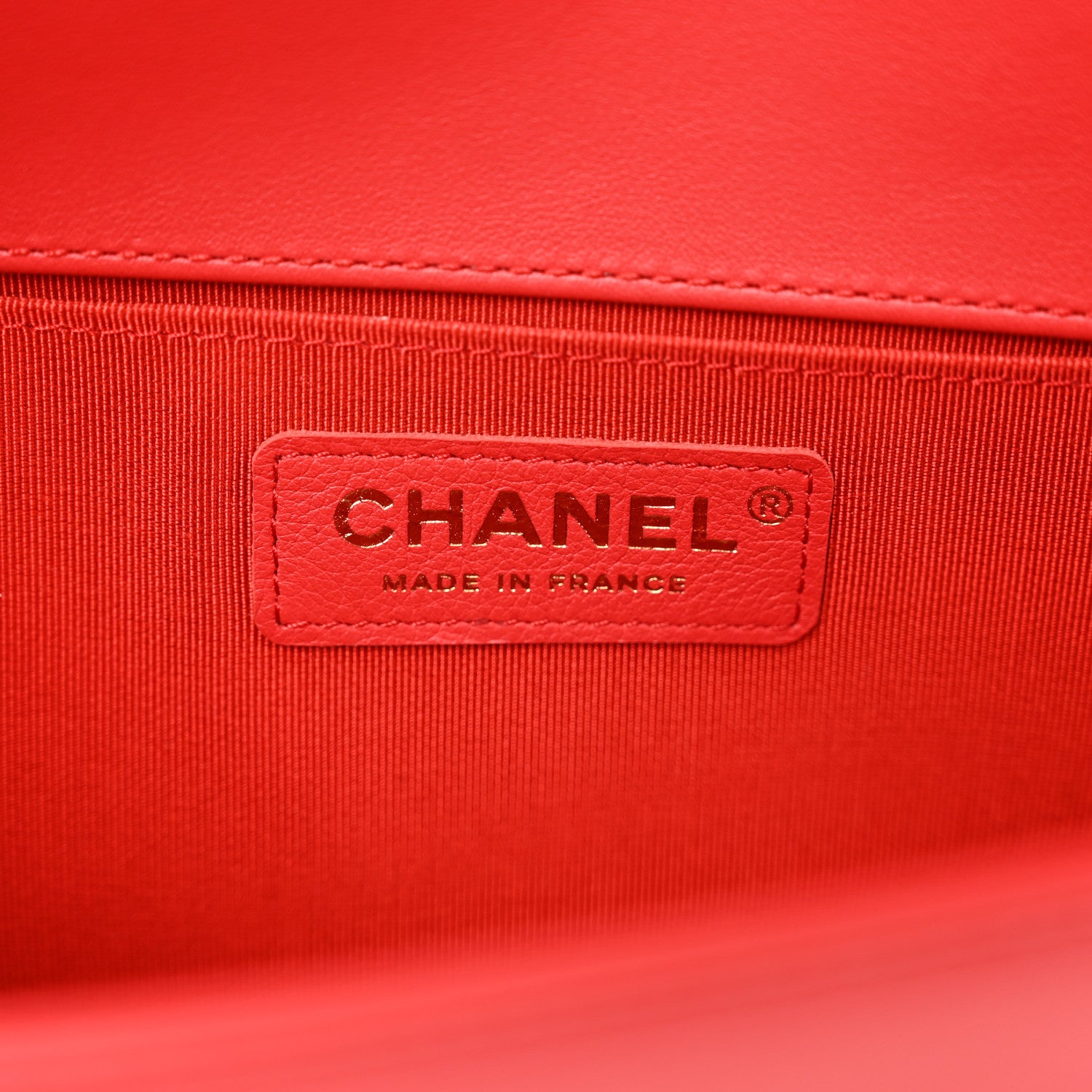 Chanel Calfskin Quilted Medium Boy Flap Red 7 of 10