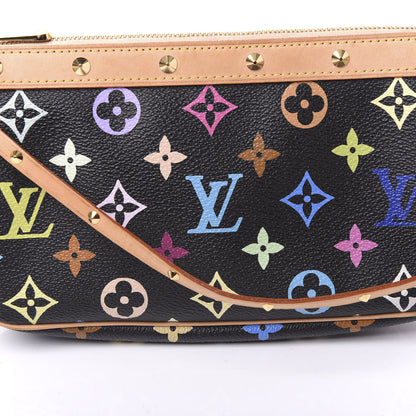 Louis Vuitton Monogram Multicolor Pochette Accessories Black 6 of 9