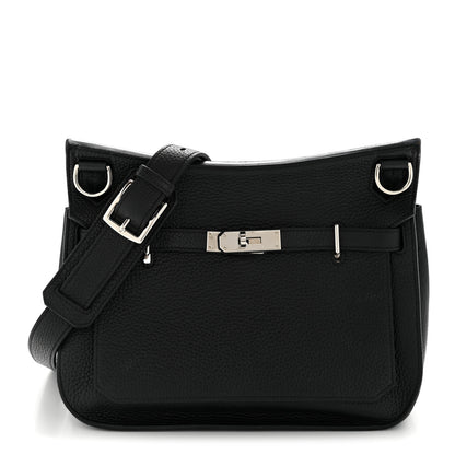 Hermes Taurillon Clemence Jypsiere 28 Black 1 of 13