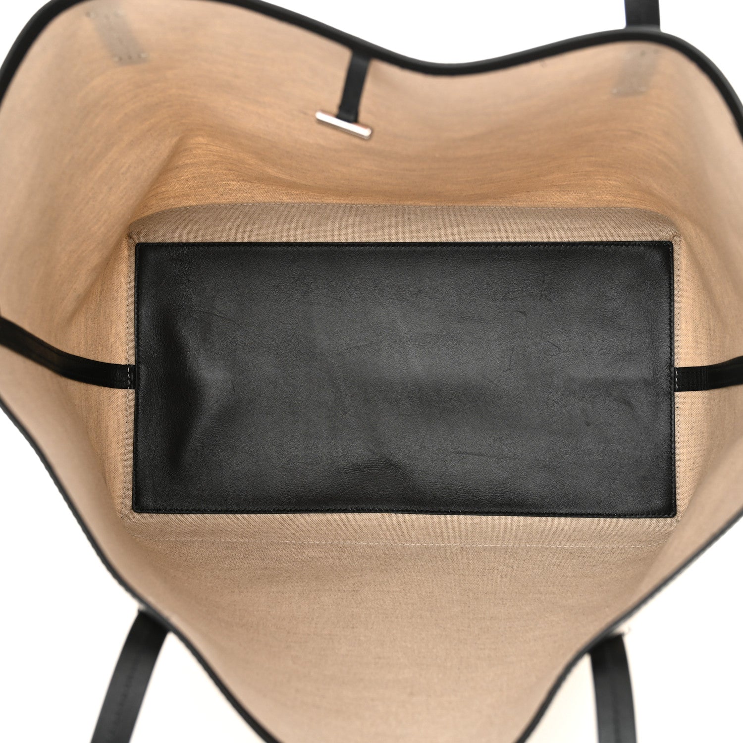 The Row Canvas Calfskin Park Tote Beige Black 5 of 12