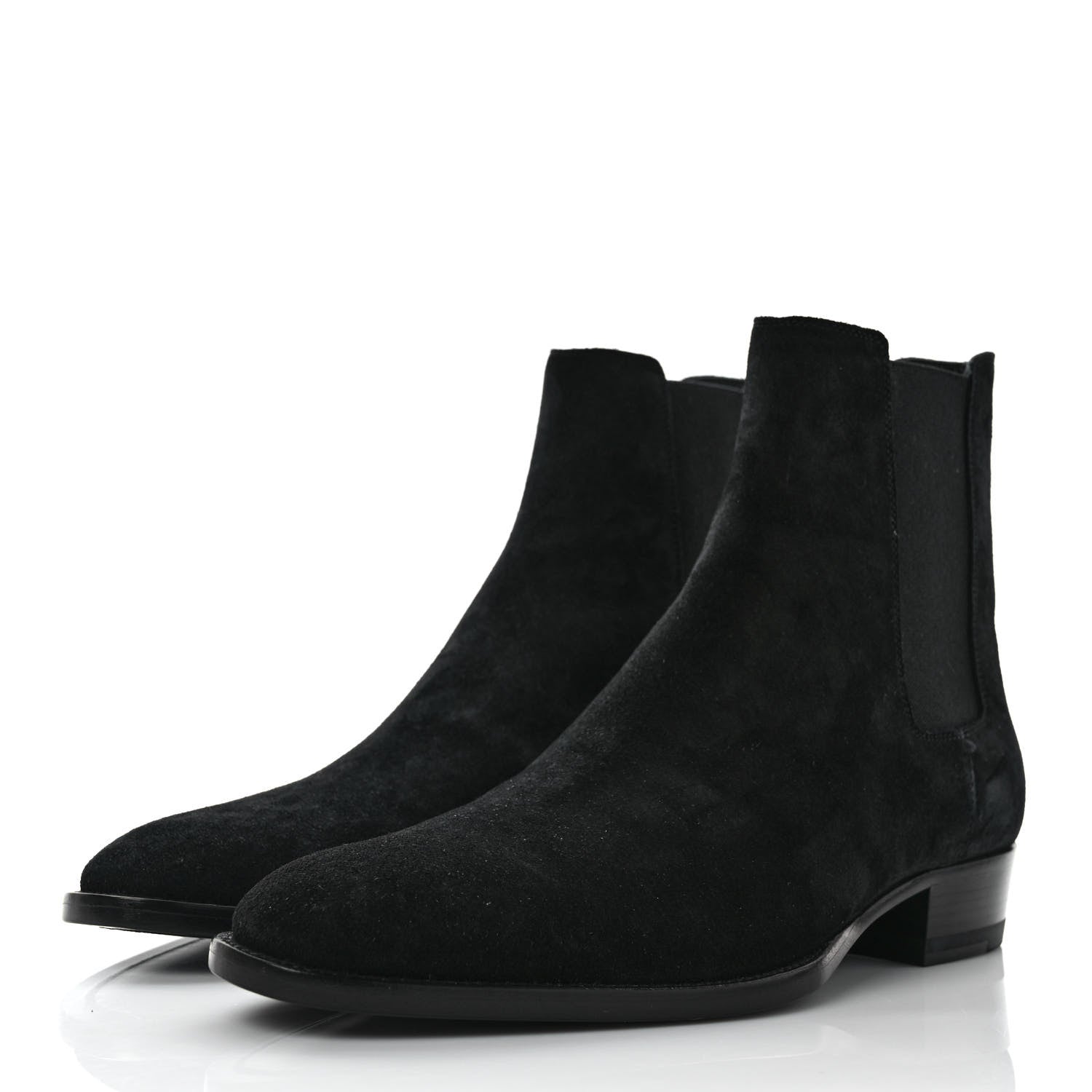 Saint Laurent Mens Suede Chelsea Boots 39 3 of 9
