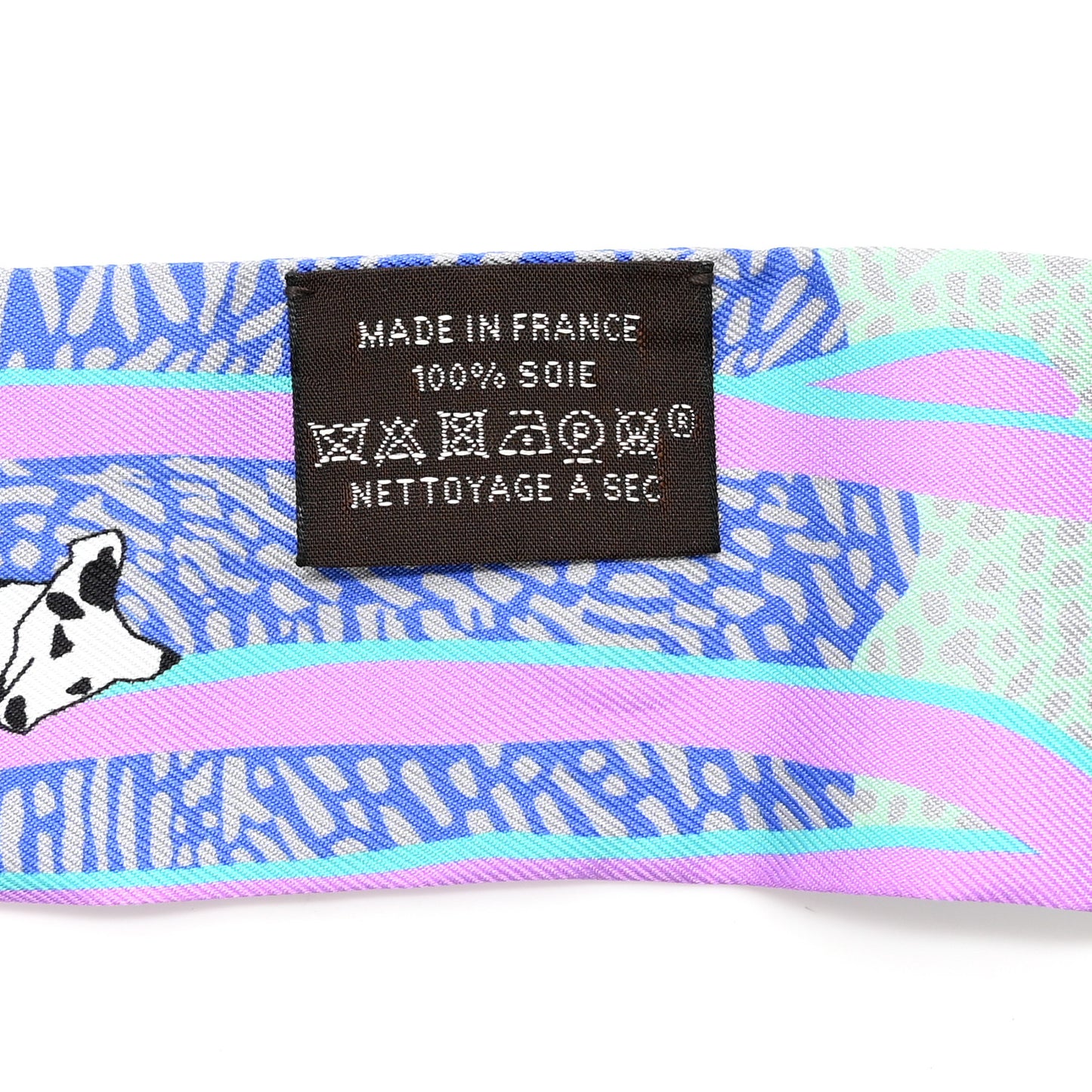Silk En Liberte Twilly Vert Cyclamen Multicolor