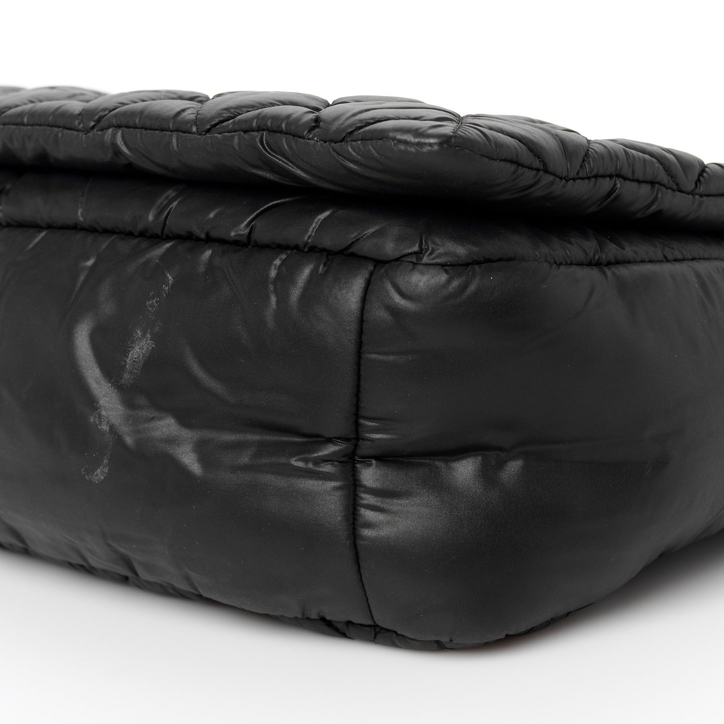 Nylon Small Coco Cocoon Messenger Bag Black