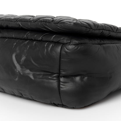 Chanel Nylon Small Coco Cocoon Messenger Bag Black 10 of 11