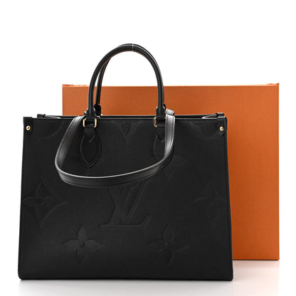 Louis Vuitton Empreinte Monogram Giant Onthego MM Black 10 of 10