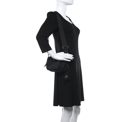 Prada Tessuto Nylon Saffiano Re-Edition 2005 Camera Shoulder Bag Black 2 of 8