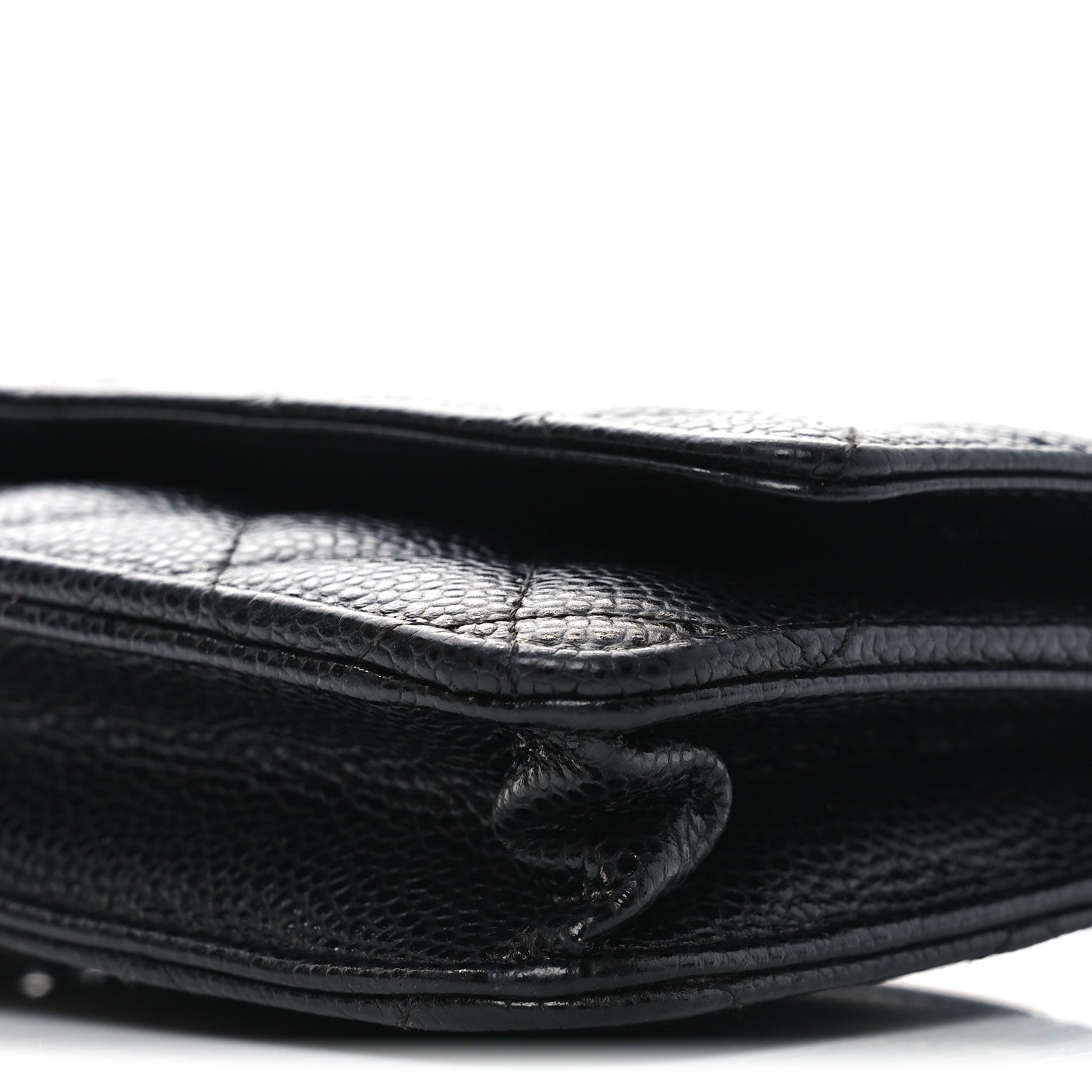 Chanel Caviar Quilted Wallet on Chain WOC Black 11 of 12