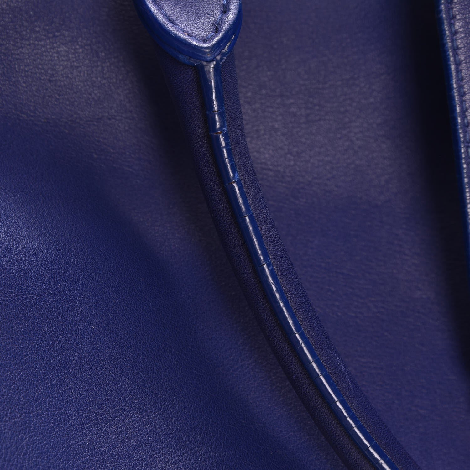 Saint Laurent Calfskin Medium Classic Y Cabas Navy 9 of 12