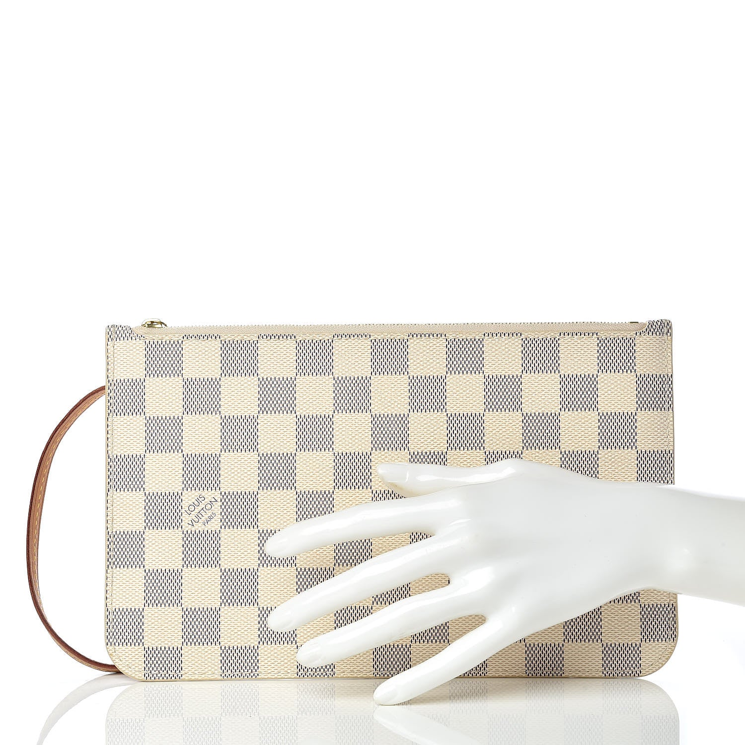 Louis Vuitton Damier Azur Neverfull MM GM Pochette 2 of 7